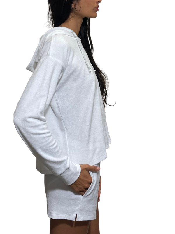 
                
                    Load image into Gallery viewer, Hooded Terry Sweat Women
                
            