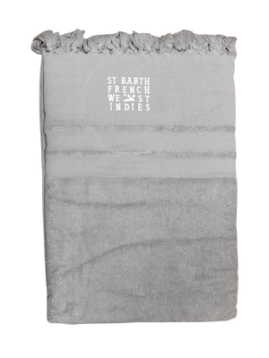 
                
                    Load image into Gallery viewer, Fringed Beach Towels grey
                
            