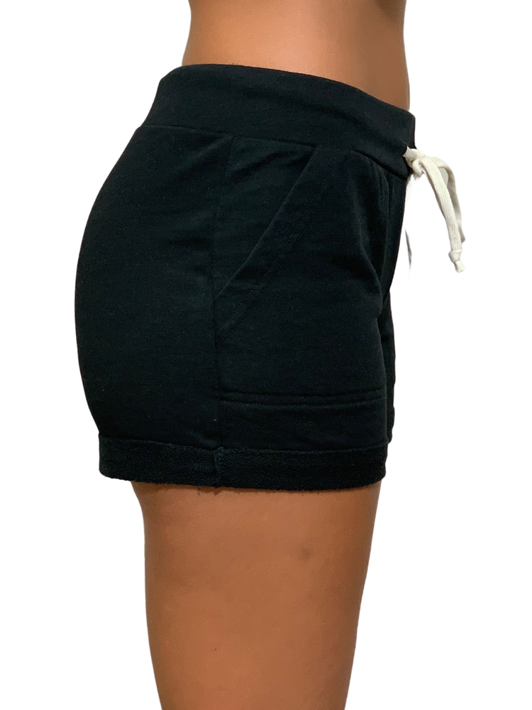 vintage relaxed lounge shorts black